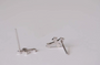 925 Sterling Silver Fashion Cross Studs Hypoallergenic Earrings