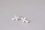 925 Sterling Silver Fashion Cross Studs Hypoallergenic Earrings