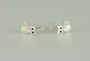 925 Sterling Silver Cute Smily Cat Earrings