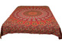 Hippie Orange Red Mandala Tapestry Bohemian Wall Hangng Throw Dorm Decor