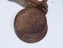 Handmade Wooden Round Coaster with Horse Cart Holder (6 - Pack)