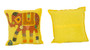 Kantha Patchwork Elephant Yellow Cushion Covers Decorative Pillow Case