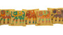 Kantha Patchwork Elephant Mustard Cushion Covers Decorative Pillow Case