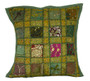 Kantha Sequence Patchwork Grey Cushion Covers Decorative Pillow Case