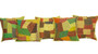 Kantha Multicolored Patchwork Green Cushion Covers Decorative Pillow Case