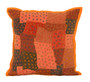Kantha Multicolored Patchwork Orange Cushion Covers Decorative Pillow Case