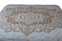 Hippie White Gold Lotus Mandala Tapestry Bohemian Wall Hanging Dorm Decor
