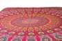 Hippie Red Psychedelic Mandala Tapestry Bohemian Wall Hanging Dorm Decor