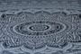 Hippie Gray Ombre Mandala Tapestry Bohemian Wall Hanging Dorm Decor