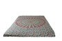 White Psychedelic Mandala Tapestry Bohemian Wall Hanging Throw Dorm Decor