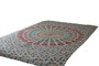 White Psychedelic Mandala Tapestry Bohemian Wall Hanging Throw Dorm Decor