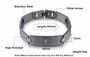 Christian Religious Spanish Prayer Jesus Black Stainless Steel Unisex Bracelet