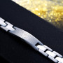 Christian Religious Spanish Prayer Jesus Silver Stainless Steel Unisex Bracelet