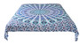 White Blue Psychedelic Mandala Tapestry Bohemian Wall Hanging Throw Dorm