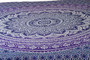 Purple White Ombre Mandala Tapestry Bohemian Wall Hanging Throw Dorm Decor