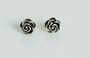 AamiraA 925 Sterling Silver Rose Antique Look Stud Earrings