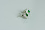 AamiraA 925 Sterling Silver Green Apple Stud Earrings
