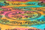 Hippie Psychedelic Tie-Dye Elephant Mandala Tapestry Bohemian Wall Hanging Throw Dorm