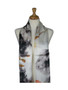 AamiraA Lovely Blossom Flower Soft Mulberry Satin Silk Stole Women Long Scarf
