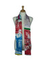AamiraA Paris Restaurants Soft Mulberry Satin Silk Stole Women Long Scarf