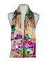 AamiraA Mosaic Designer Soft Mulberry Satin Silk Stole Women Long Scarf 