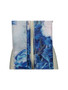 AamiraA White Peony Floret Soft Mulberry Satin Silk Stole Women Long Scarf 