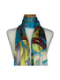 AamiraA Colorful Street Soft Mulberry Satin Silk Stole Women Long Scarf