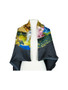 AamiraA Jesus Soft Mulberry Satin Silk Stole Women Square Scarf 