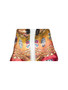 AamiraA Tribal Faces Mulberry Satin Silk Stole Women Square Scarf