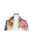 AamiraA Face Painting Mulberry Satin Silk Stole Women Square Scarf