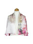 AamiraA Elegant Floret Mulberry Satin Silk Stole Women Square Scarf