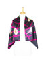 AamiraA Spider Net Mulberry Satin Silk Stole Women Square Scarf