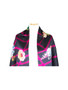AamiraA Spider Net Mulberry Satin Silk Stole Women Square Scarf
