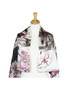 AamiraA Cherry Blossom Mulberry Satin Silk Stole Women Square Scarf 