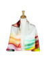 AamiraA Poppy Flowers Mulberry Satin Silk Stole Women Square Scarf
