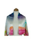 AamiraA Pastel Water Mulberry Satin Silk Stole Women Square Scarf