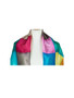 AamiraA Squares Mulberry Satin Silk Stole Women Square Scarf