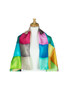AamiraA Squares Mulberry Satin Silk Stole Women Square Scarf