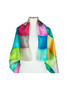 AamiraA Squares Mulberry Satin Silk Stole Women Square Scarf