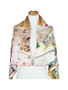 AamiraA Articles Mulberry Satin Silk Stole Women Square Scarf
