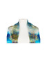 AamiraA Autumn Mulberry Satin Silk Stole Women Square Scarf 