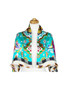 AamiraA Flower Mulberry Satin Silk Stole Women Square Scarf