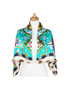 AamiraA Flower Mulberry Satin Silk Stole Women Square Scarf