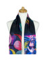 AamiraA Faces Soft Mulberry Chiffon Silk Stole Women Oblong Scarf