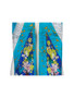 Blue Soft Mulberry Chiffon Silk Stole Women Oblong Scarf
