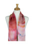 AamiraA Abstract Flowers Mulberry Chiffon Silk Stole Women Scarf