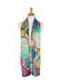AamiraA Abstract Circle Mulberry Chiffon Silk Stole Women Oblong Scarf