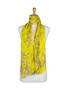 AamiraA Cherry Blossom Mulberry Chiffon Silk Stole Women Scarf