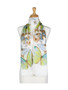 AamiraA White Butterfly Mulberry Chiffon Silk Stole Women Scarf
