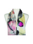AamiraA Designer Mulberry Chiffon Silk Stole Women Oblong Scarf